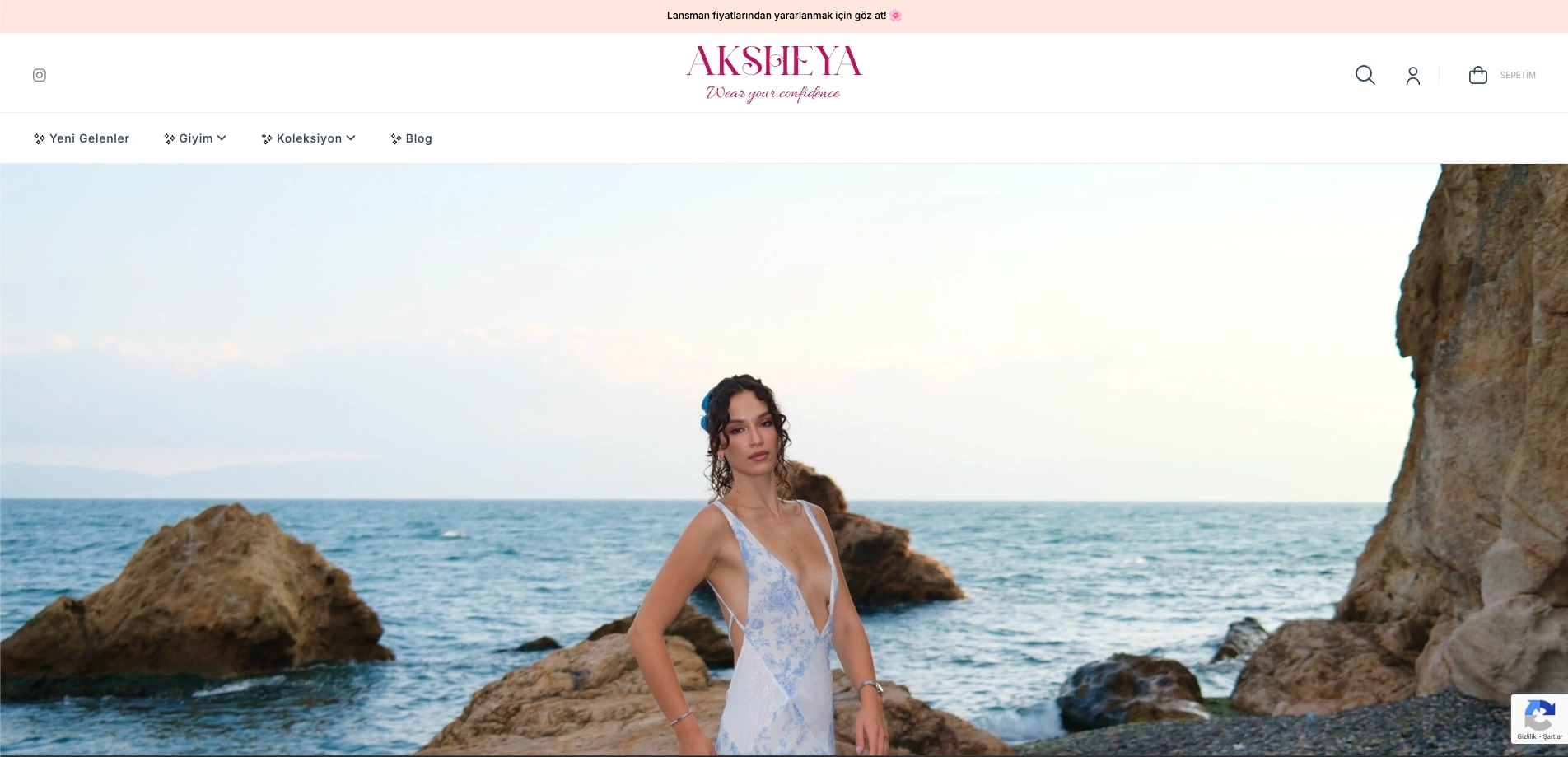 Aksheya E-ticaret Web Sitesi