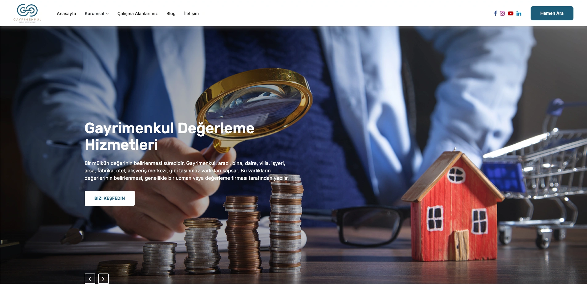 Gayrimenkul Değerleme Uzmanı Web Sitesi