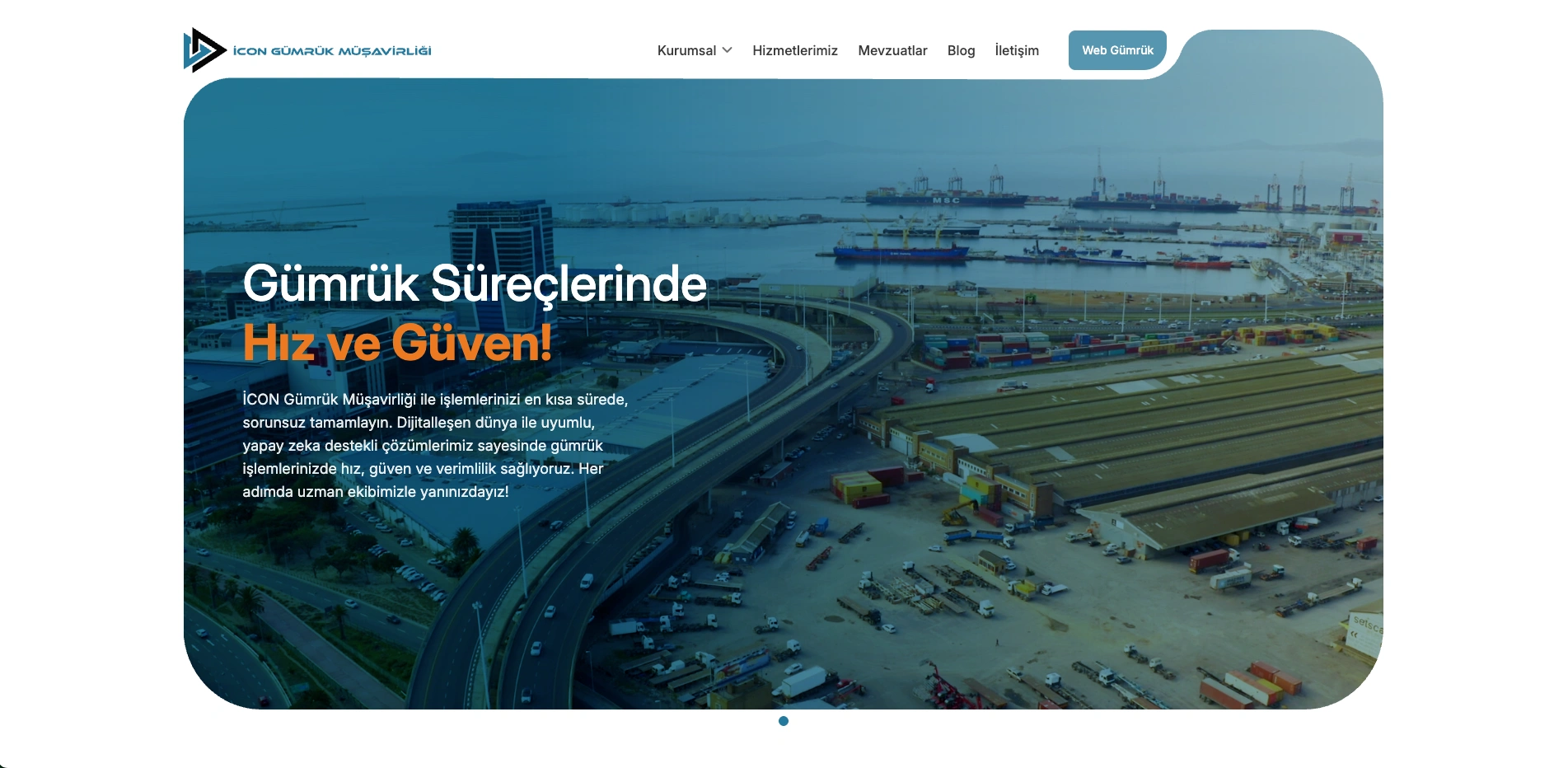 İcon Gümrük Müşavirliği Web Sitesi