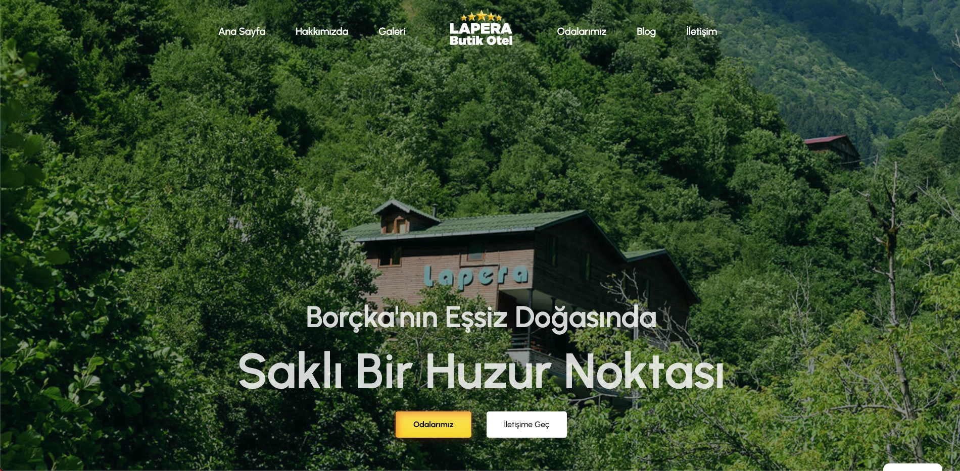 LAPERA Butik Otel Web Sitesi