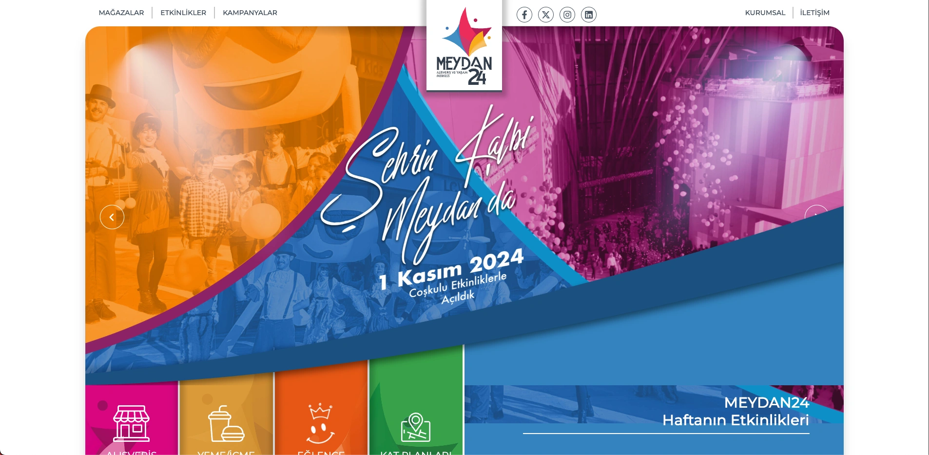 Meydan24 AVM Web Sitesi