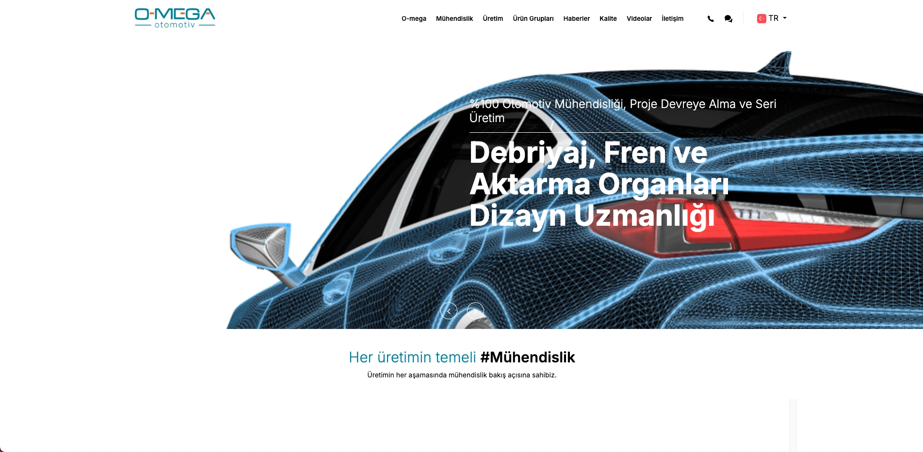 Omega Otomotiv Web Sitesi