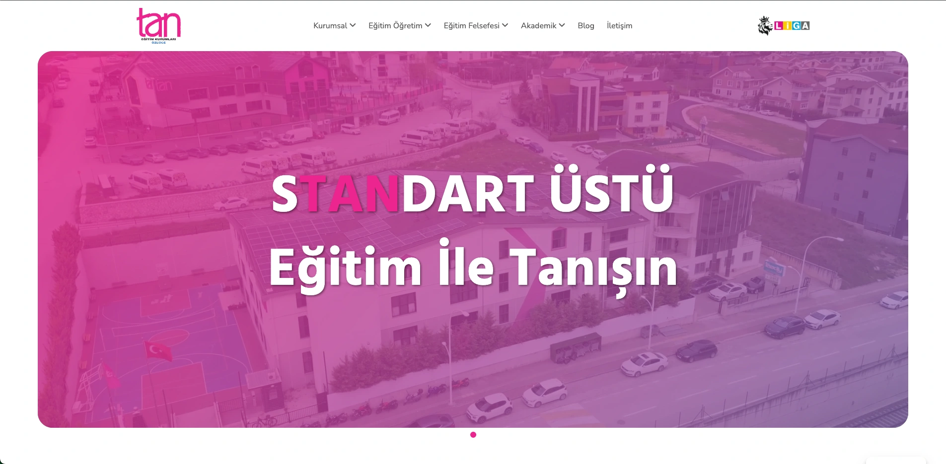 Özel Tan Okulları Web Sitesi