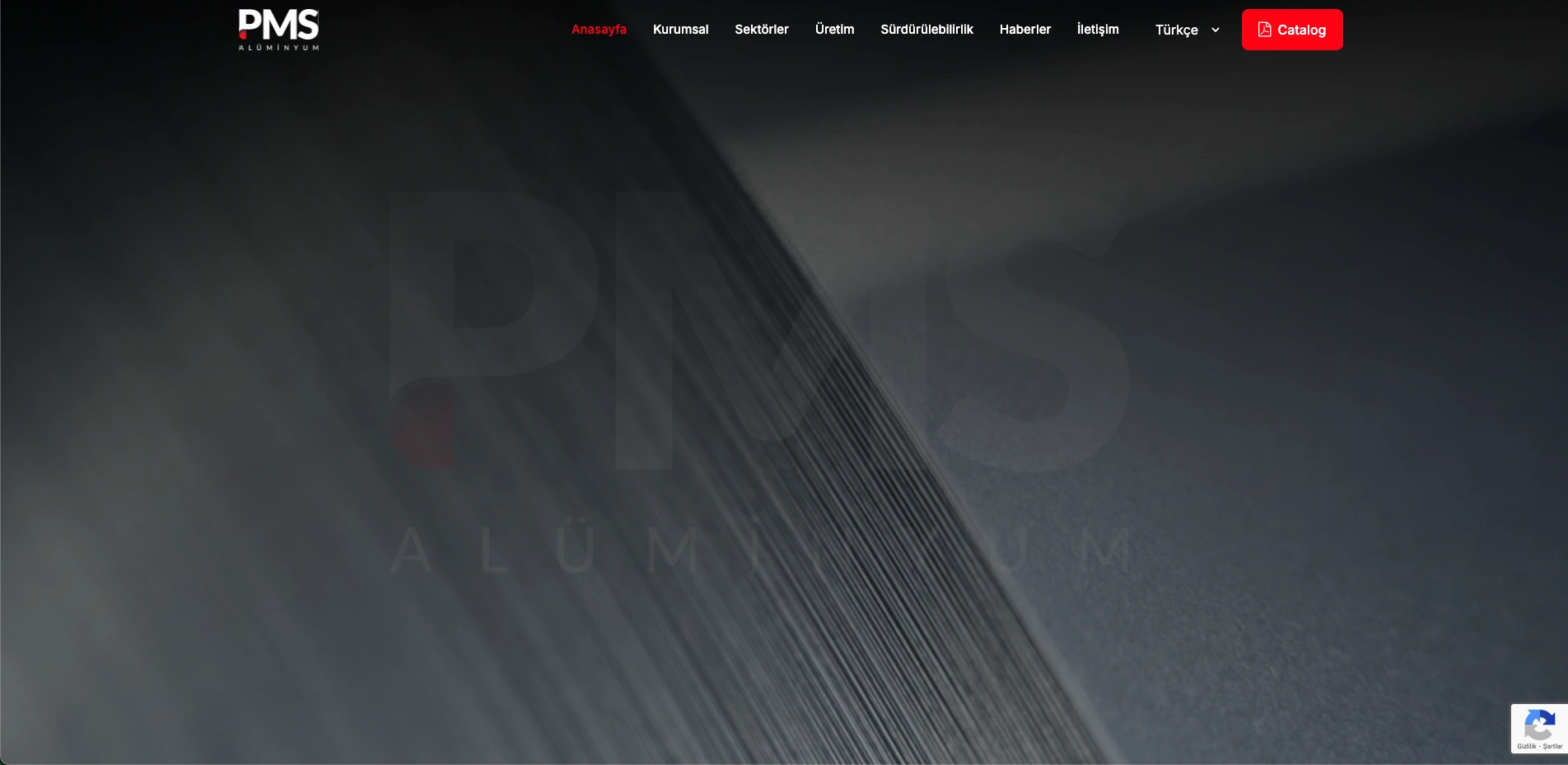 PMS Alüminyum Web Sitesi