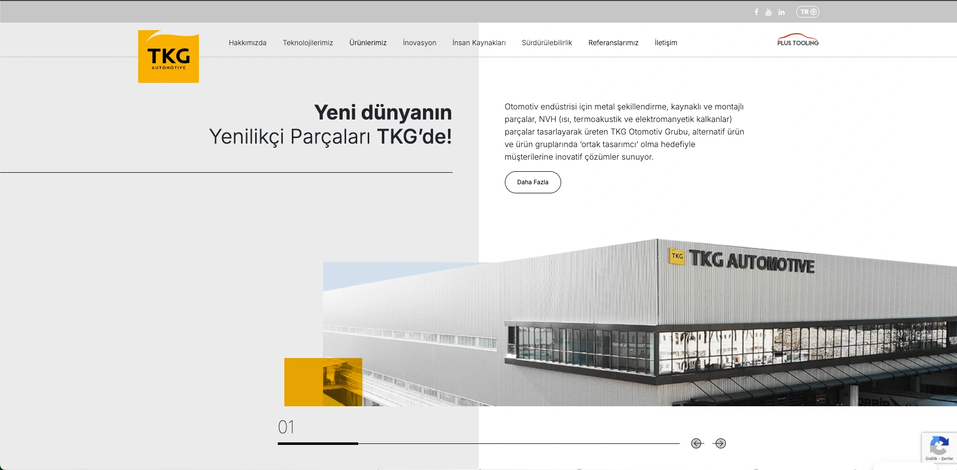 TKG Automotive Web Sitesi