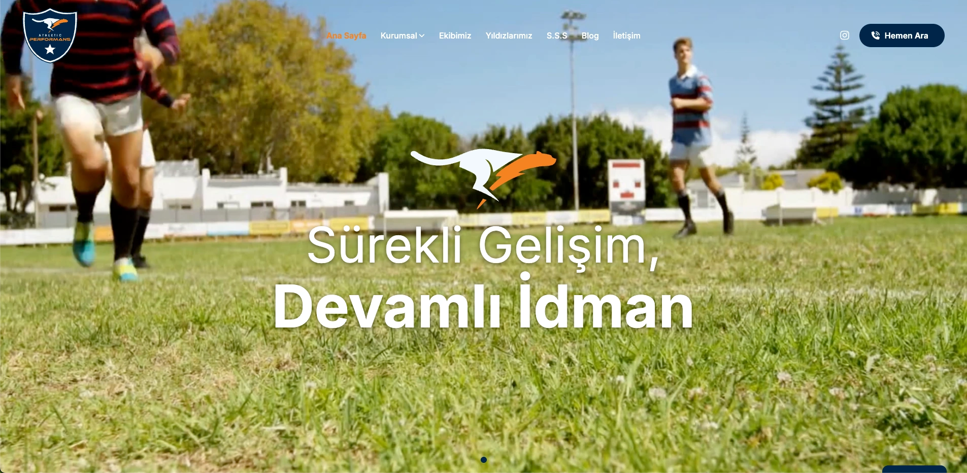 Athletic Performans Web Sitesi