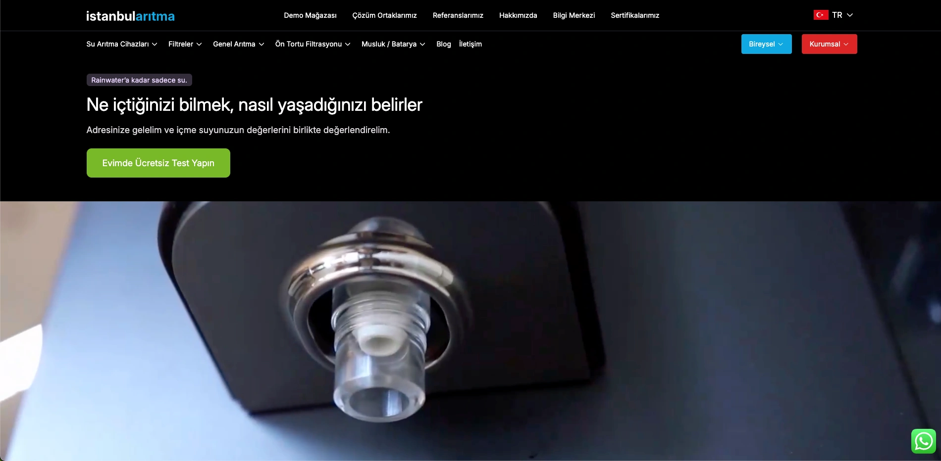 İstanbul Arıtma Web Sitesi