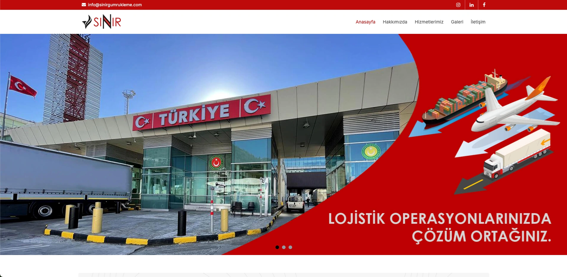Sınır Gümrükleme Web Sitesi