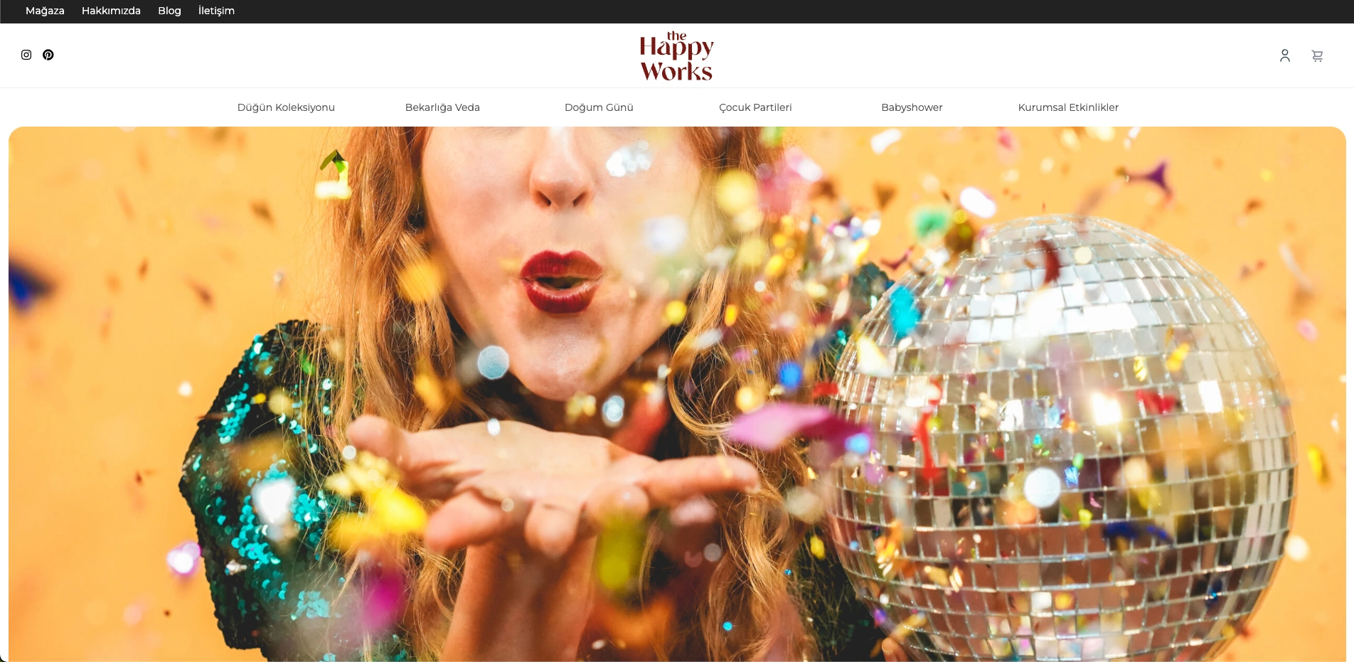 The Happy Works E-ticaret Web Sitesi