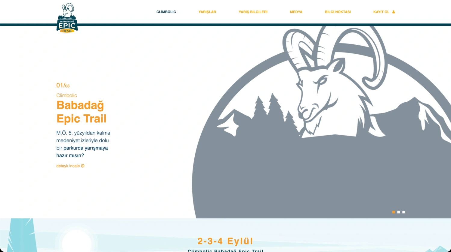 Babadağ Epic Trail Web Sitesi