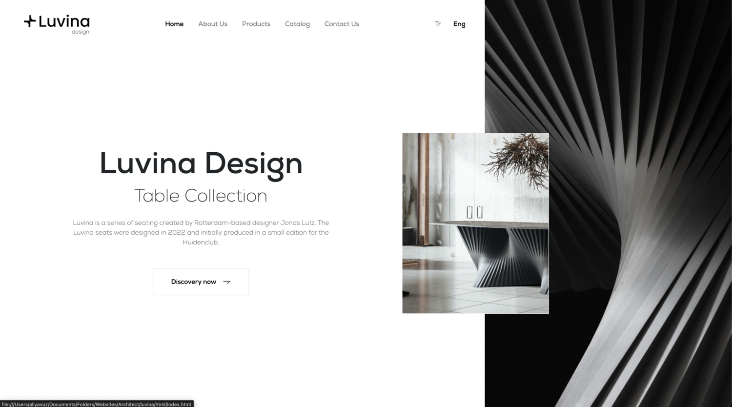 Luvina Design Web Sitesi